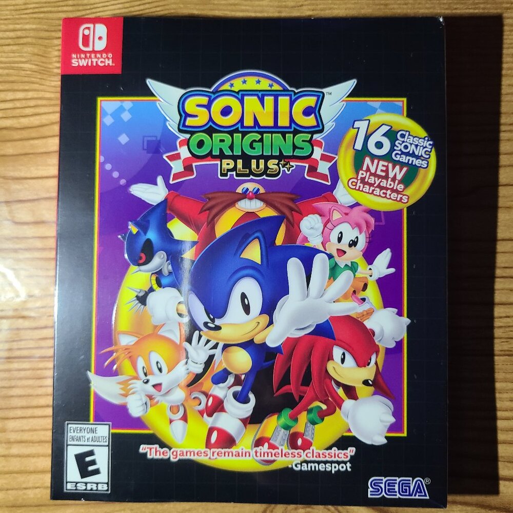 Sonic Origins Plus Nintendo Switch Game (NEW)